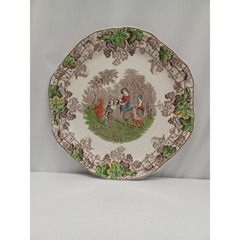 Copeland Spode England Byron Series No 2 Divided Plate Dish 10"